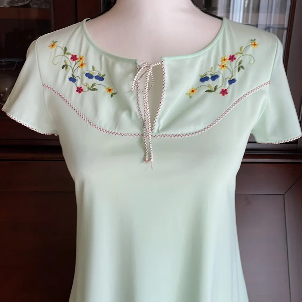 Lorraine 70’s Vintage Nightgown Robe Set XS - Picture 3 of 16